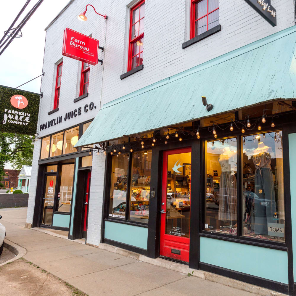 Shops near 12 South Apartments in Nashville, Tennessee