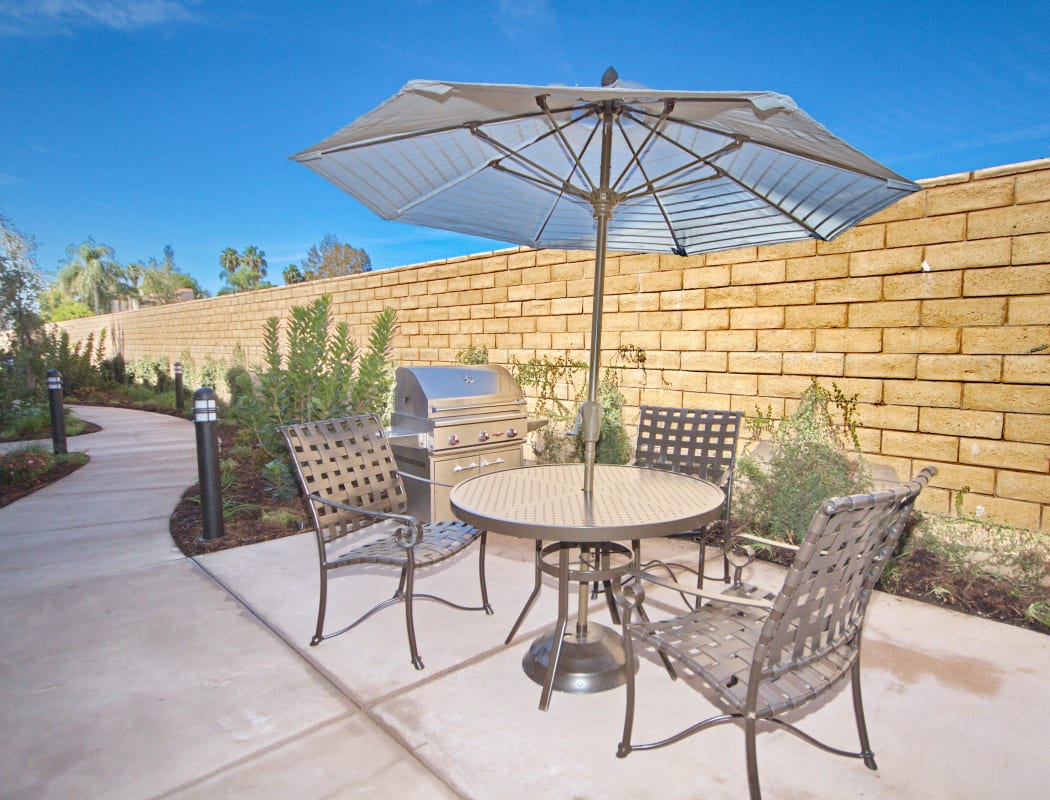 View of the entrance to IMT Townhomes at Magnolia Woods in Sherman Oaks, CA