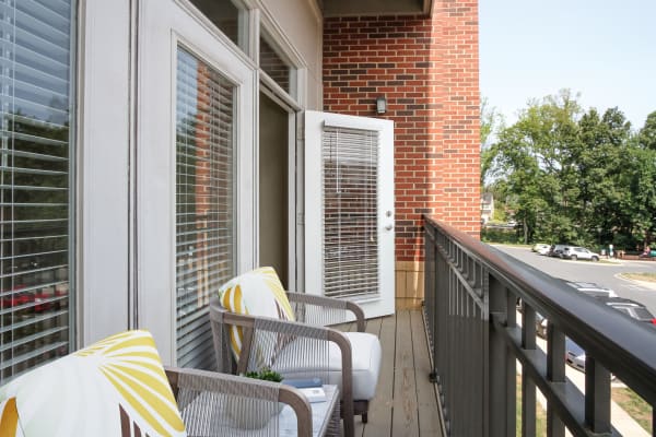 Balcony at Morehead West in Charlotte, North Carolina