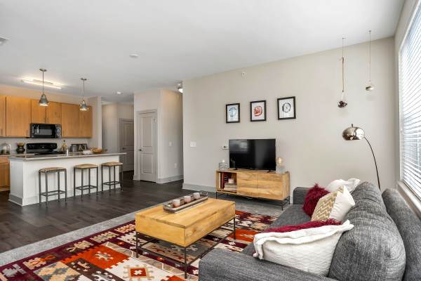 Kitchen at Gantry Apartments in Cincinnati, Ohio