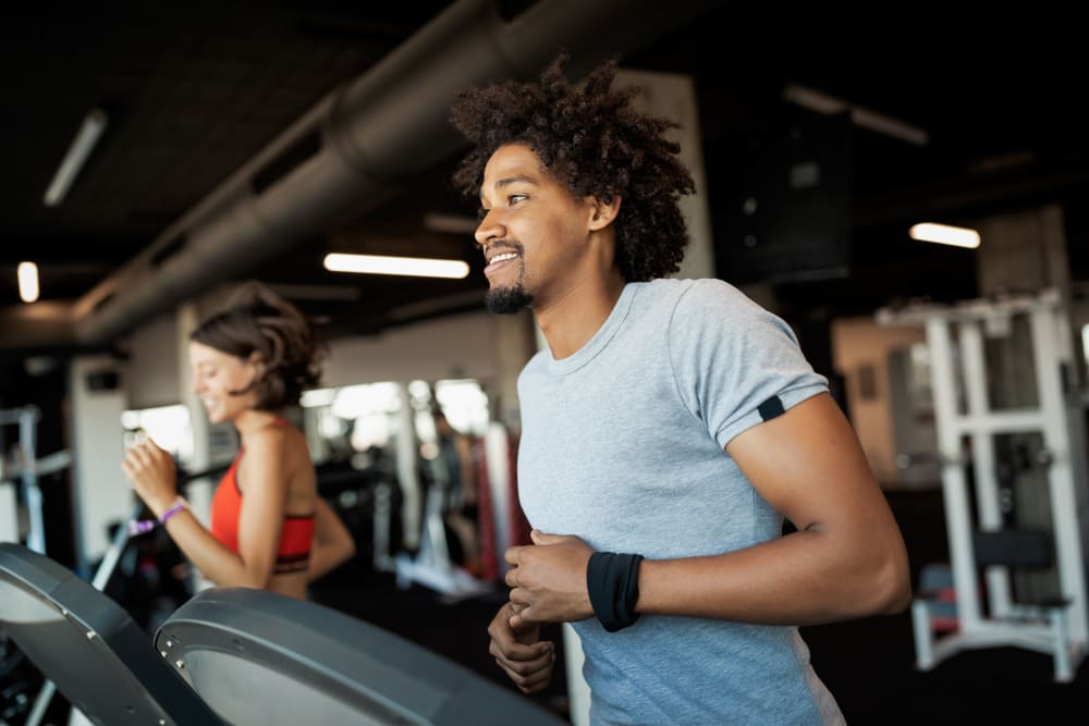 Fitness center at The Royal Athena in Bala Cynwyd, Pennsylvania