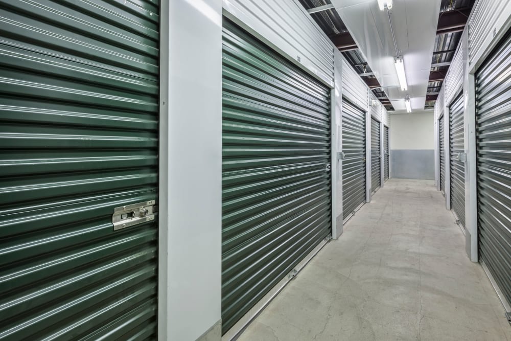 Units at Everett Secure Self Storage in Everett, Washington. 