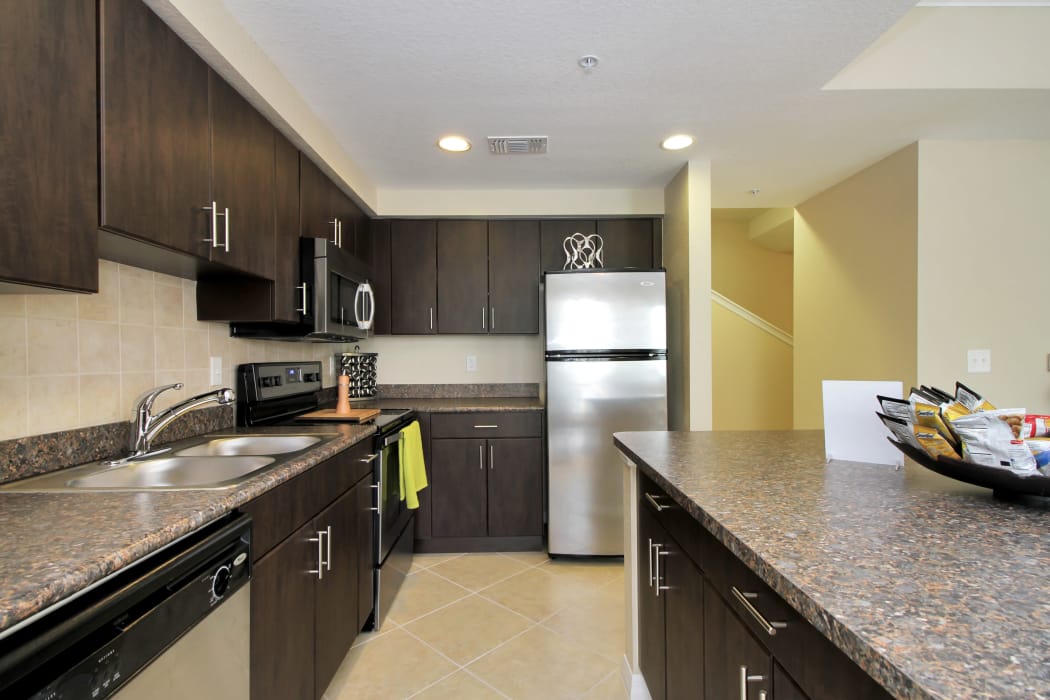 Upgraded kitchen at IMT Miramar in Miramar, FL