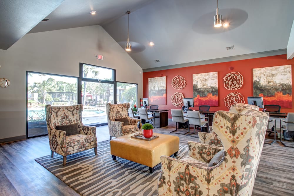 Clubhouse at 2400 Briarwest in Houston, Texas