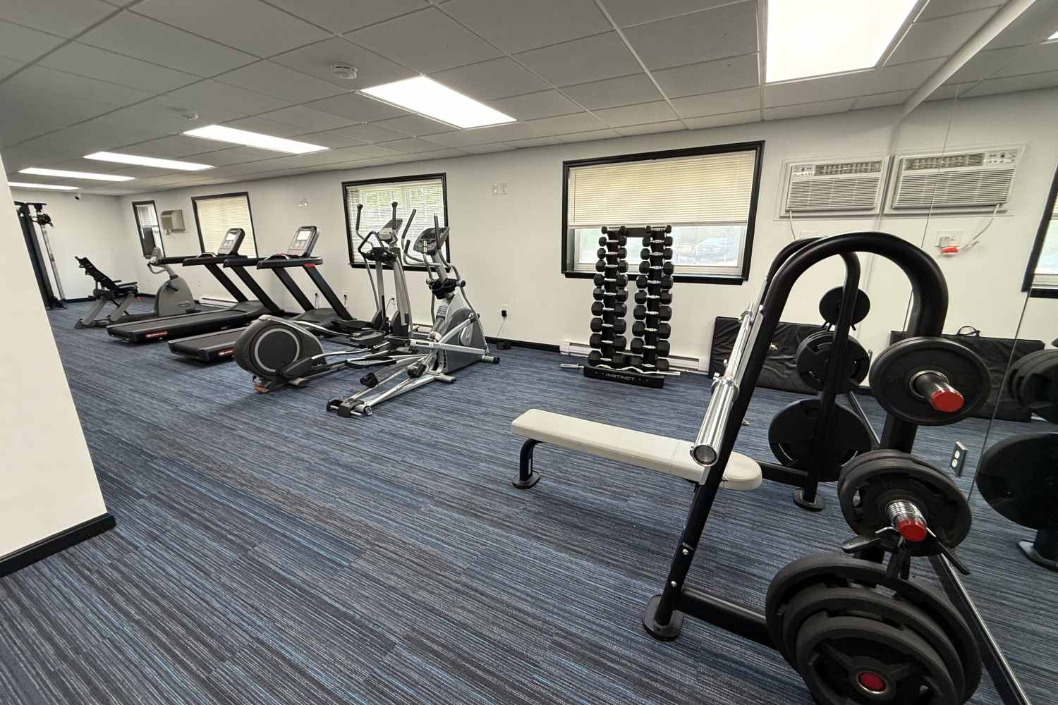 Fitness center at Presidential Arms Apartment Homes in Allison Park, Pennsylvania