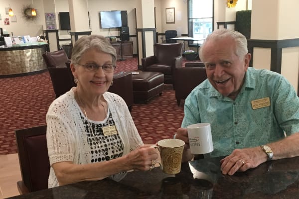 Don and Betty Yingling at Osprey Heights Gracious Retirement Living in Valrico, Florida