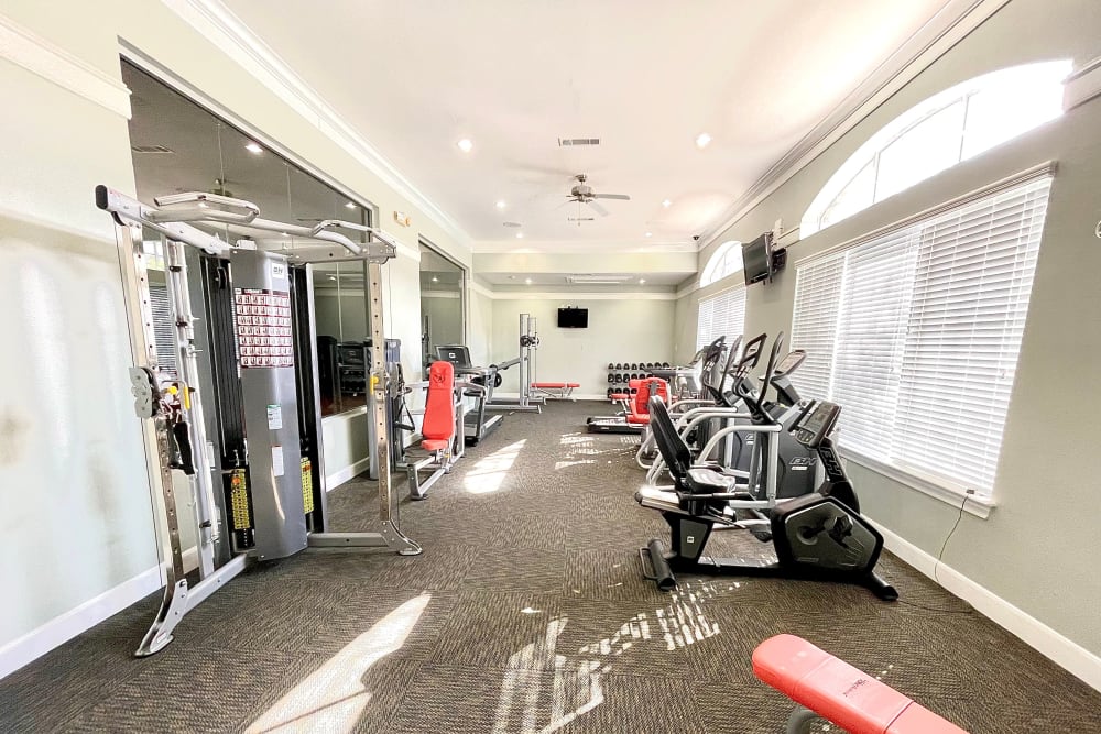 Resident Gym at The Abbey at Barker Cypress in Houston, Texas