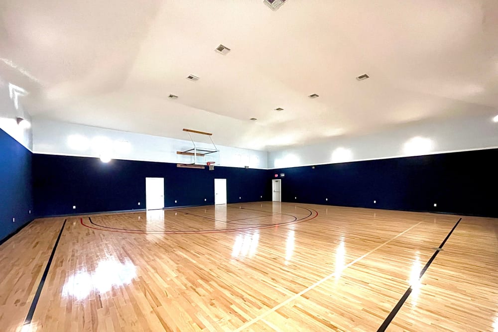 Indoor Basketball Court at The Abbey at Barker Cypress in Houston, Texas