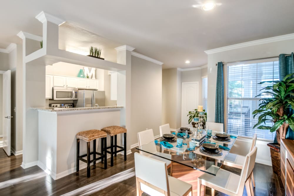 Kitchen & Dining Room at Meridian Apartments in San Antonio, Texas