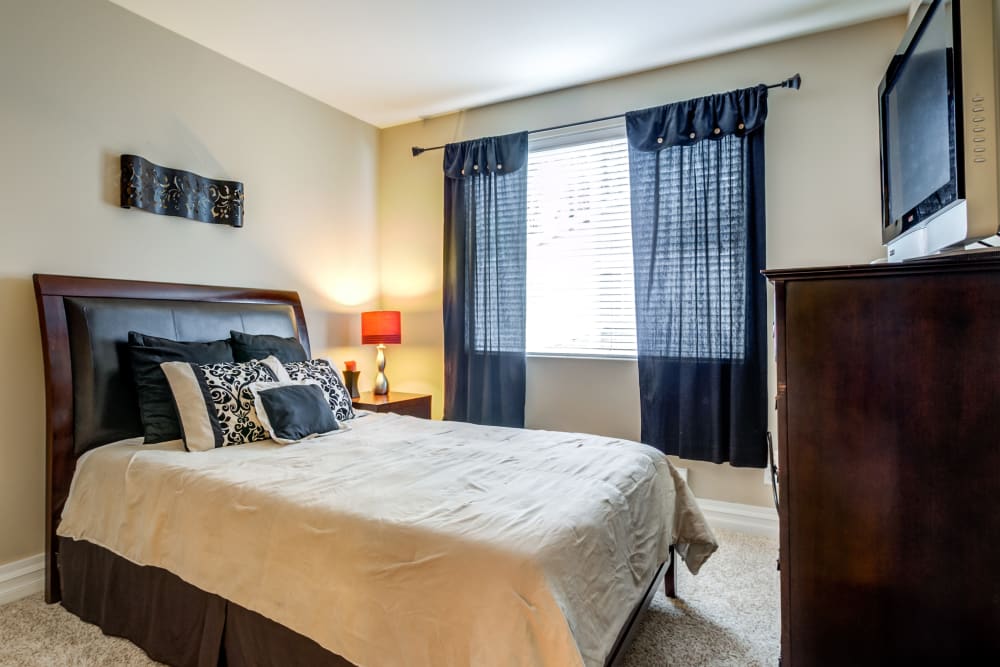 Bedroom at Apartments in Puyallup, Washington