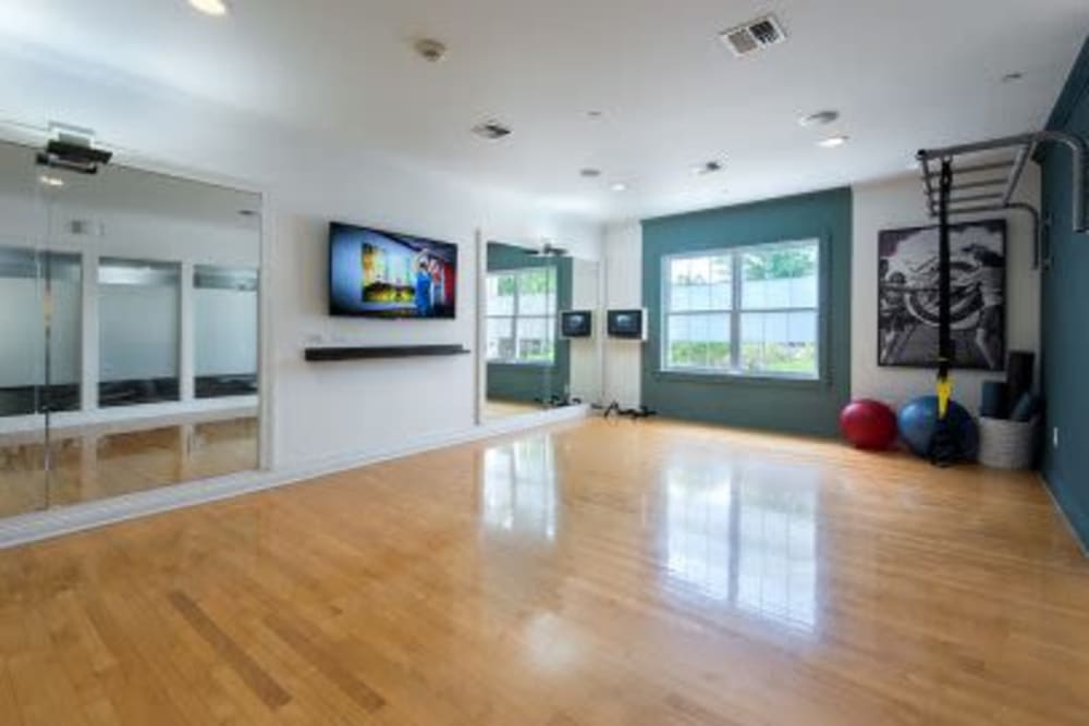 Yoga Studio at Sofi at Salem Station in Salem, Massachusetts