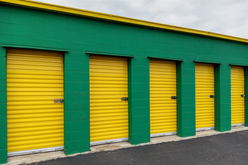 outdoor storage units at Lockaway Storage in San Antonio, Texas