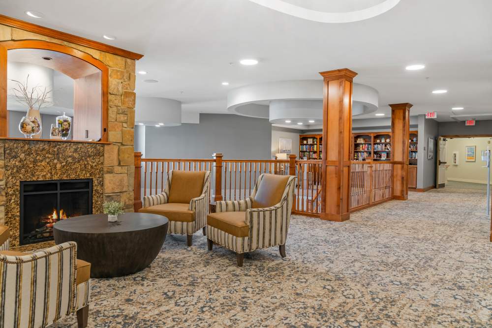 Fireplace lounge Amira Choice Roseville in Roseville, Minnesota
