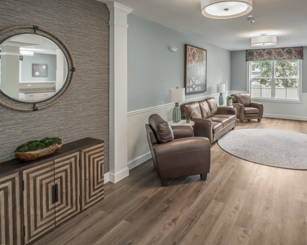 Leasing office lounge at Eden and Main Apartments | Apartments in Southington, Connecticut