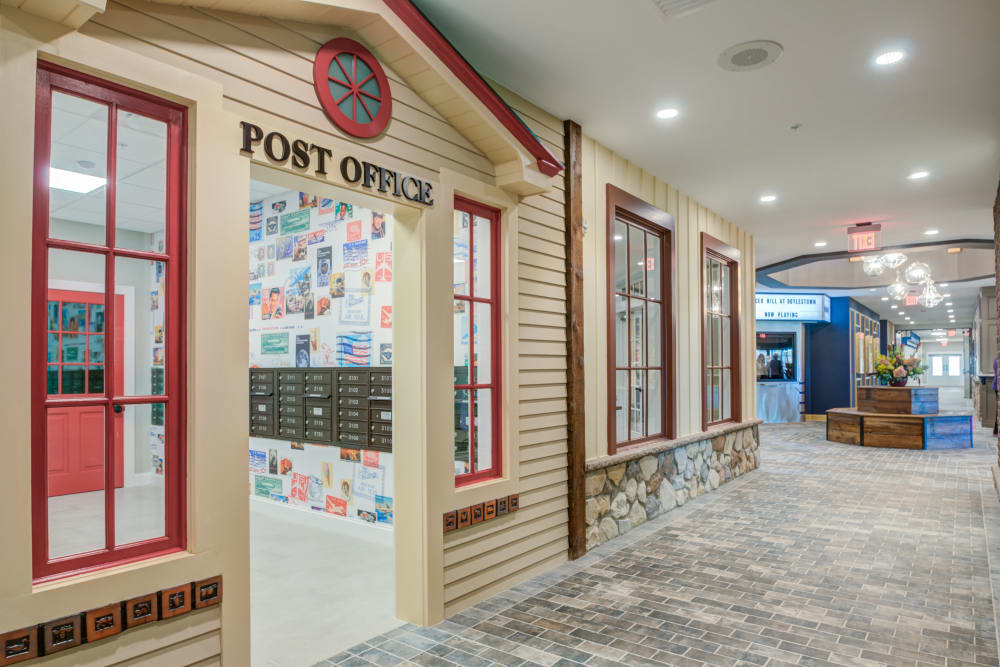 Post office inside Crescent Fields at Huntingdon Valley in Huntingdon Valley, Pennsylvania