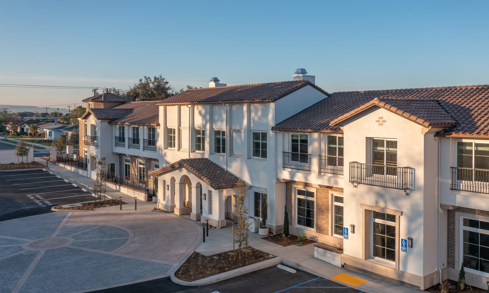 Front entrance at Clearwater at Glendora in Glendora, California