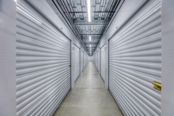 Interior hallway of StorQuest Self Storage in Aurora