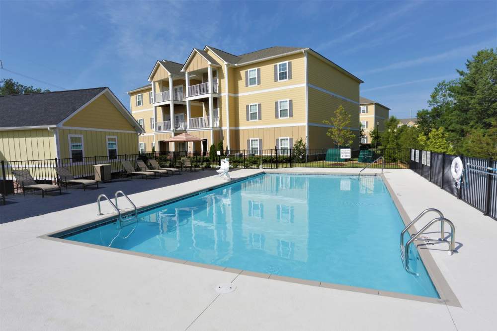 Swimming pool at Sage Creek Apartments in Augusta, Georgia