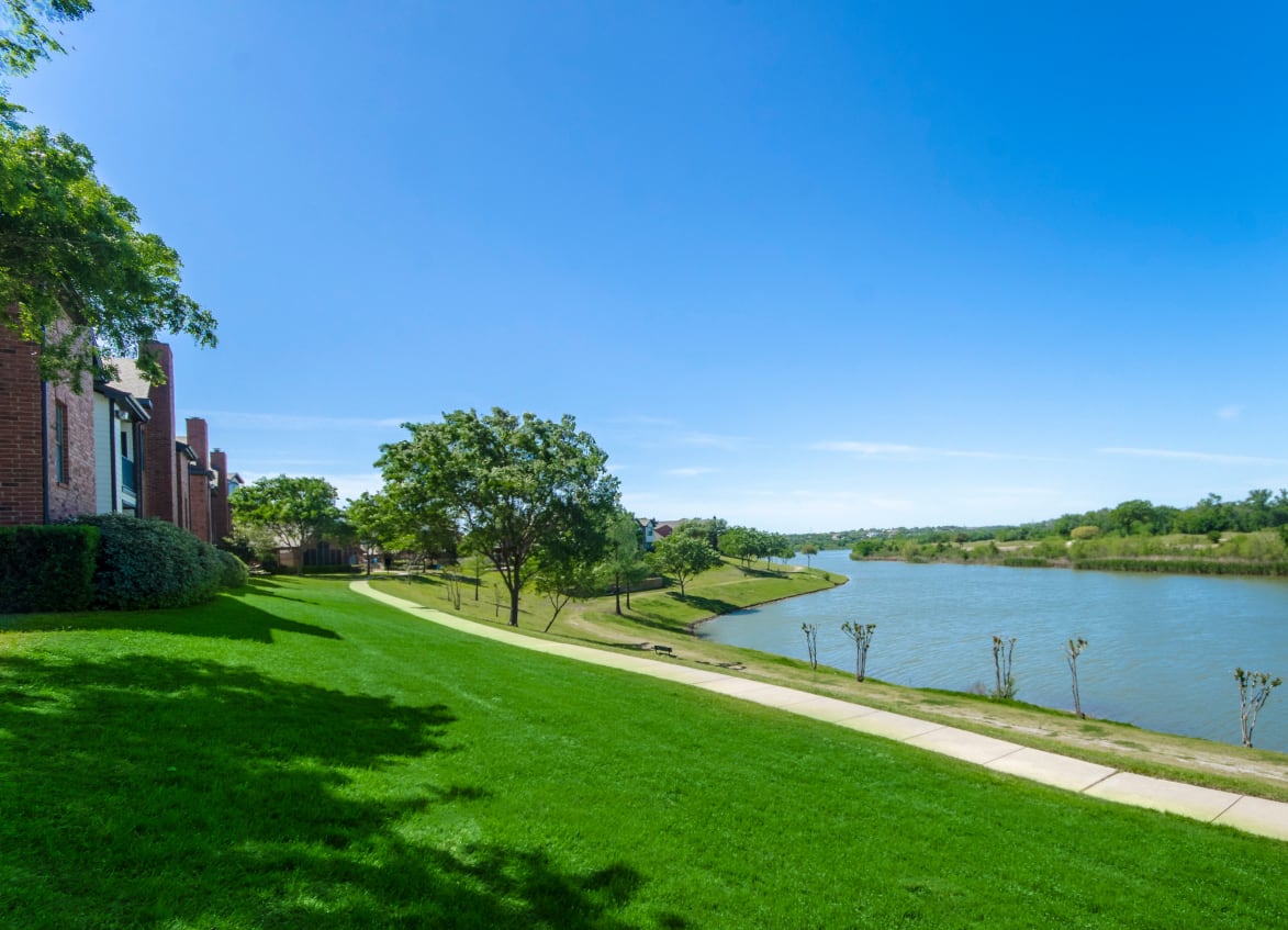 View of the river at 2803 Riverside in Grand Prairie, Texas
