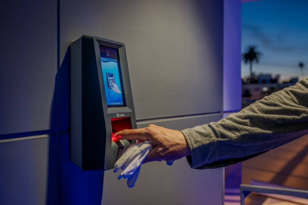 Outside the storage facility at Hollywood Vaults in Los Angeles, California