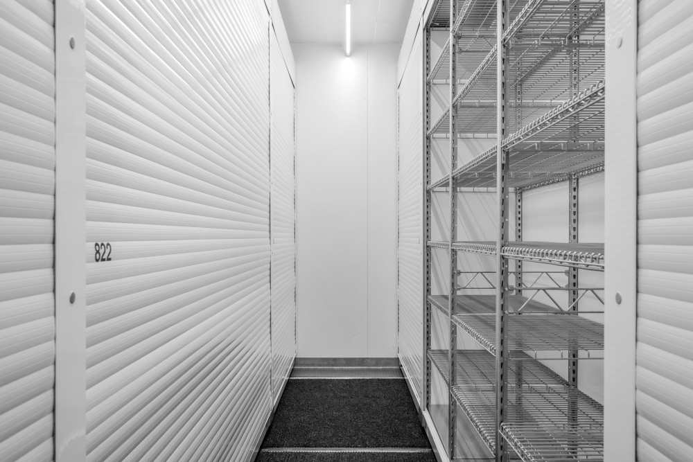 Large Aisle Vault at Hollywood Vaults in Los Angeles, California