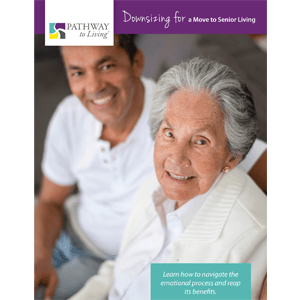 Downsizing for a move photo card at Oak Hill Supportive Living Community