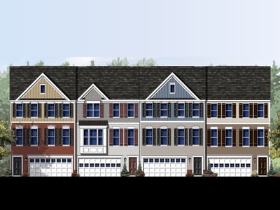 Sandpiper Crescent elevation showing future homes that will be redeveloped for military families. 