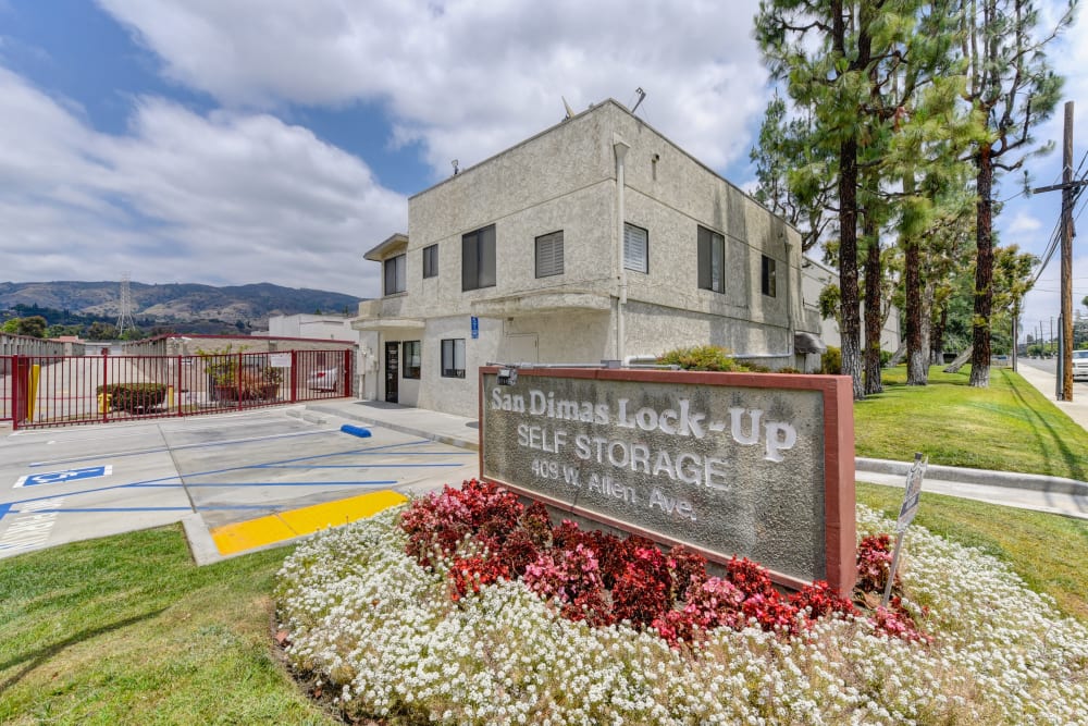 Exterior view of at San Dimas Lock-Up Self Storage in San Dimas, California