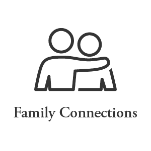 Family connection icon at Regency Palms Long Beach in Long Beach, California