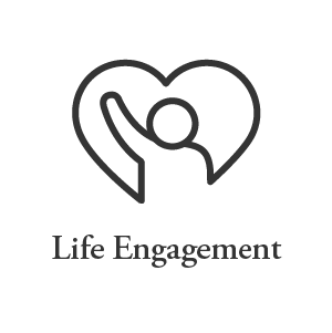 Life engagement icon at Regency Palms Long Beach in Long Beach, California
