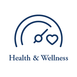 Health and wellness icon at The Meridian at Waterways in Fort Lauderdale, Florida
