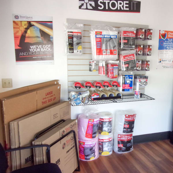 Packing supplies sold at StorQuest Self Storage in Dallas, Texas