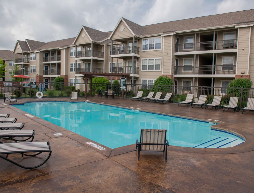 Swimming pool at Winchester Apartments in Amarillo, Texas