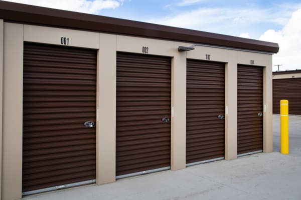 A row of units at Heber City Storage in Heber City, Utah