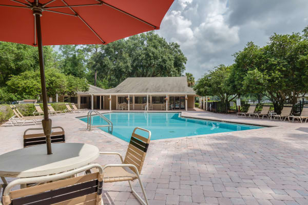 luxury outdoor pool at Cypress Cove
