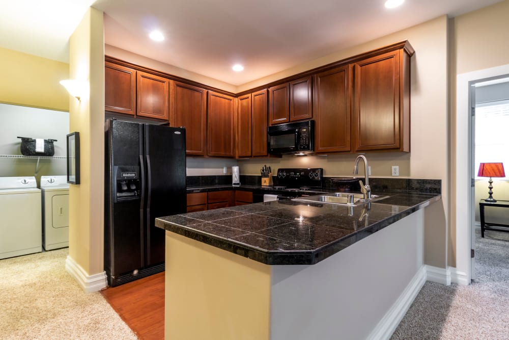 Kitchen at Apartments in Puyallup, Washington