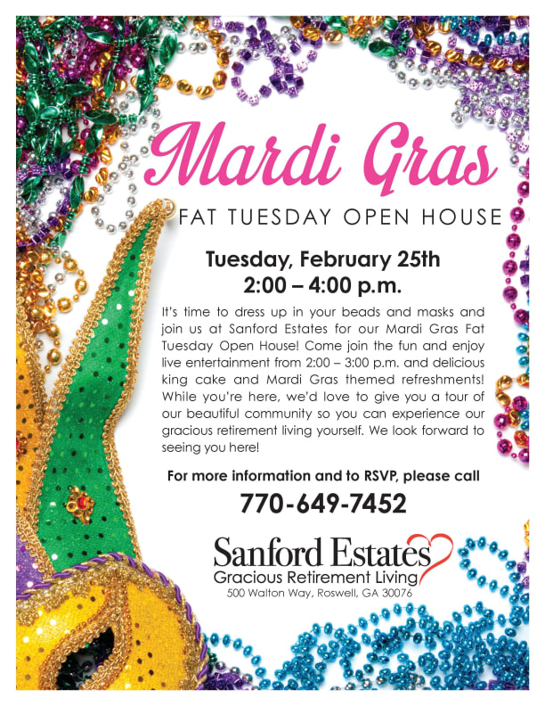 Open event at Sanford Estates Gracious Retirement Living.