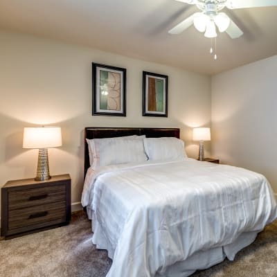 Bedroom at Seaside Village in Oceanside, California