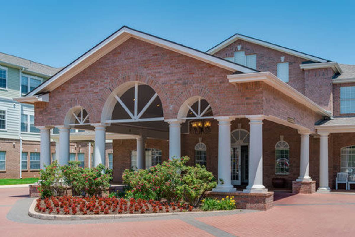 Front entrance of Town Village in Oklahoma City, Oklahoma