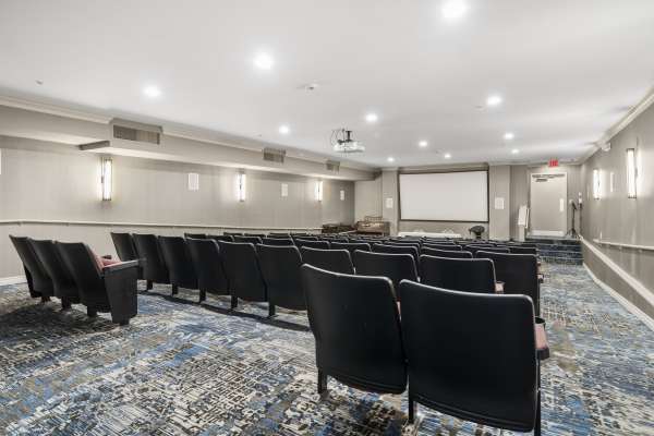 Movie room at Waltonwood Twelve Oaks in Novi, MI