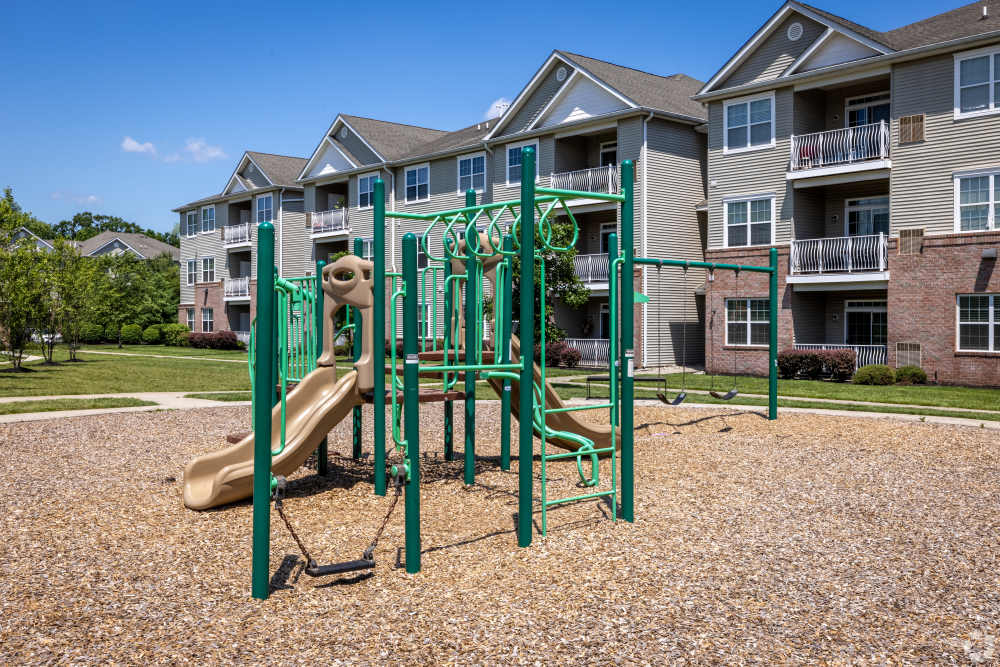 Playground on site at Aspen Court in Piscataway, New Jersey