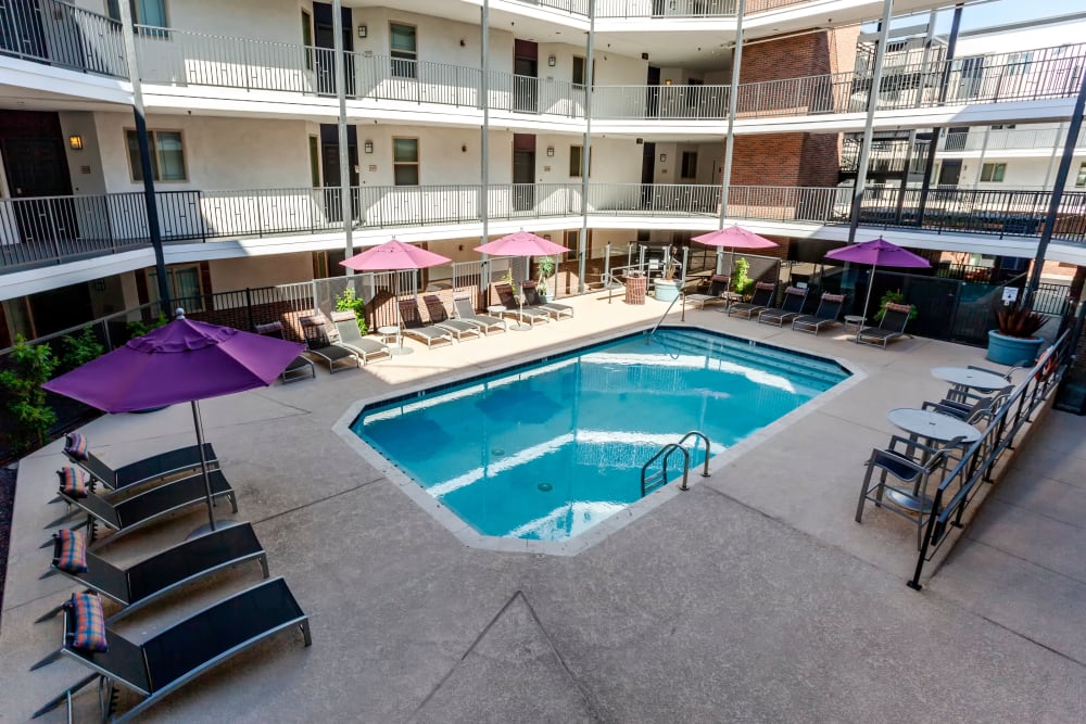 Pool at The Fleetwood in Tempe, Arizona