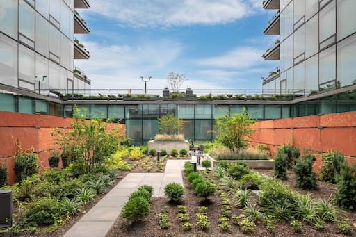 Optima Verdana’s 1,500-square-foot open-air courtyard