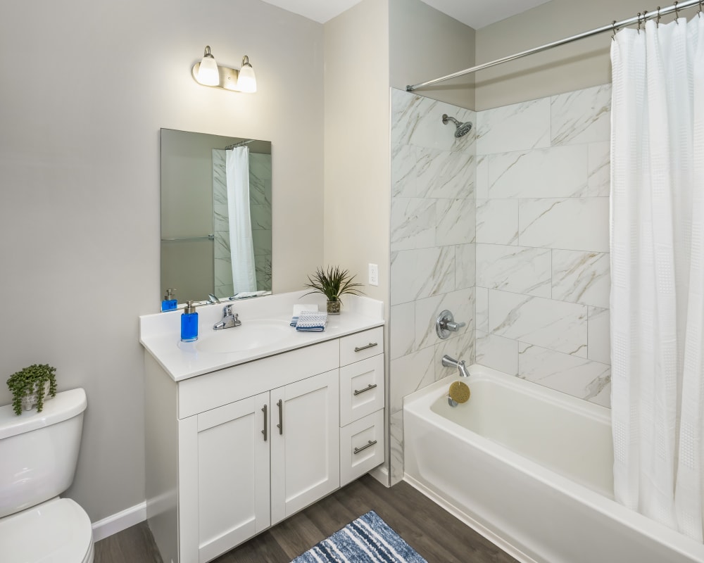 Bathroom at Eden and Main Apartments | Apartments in Southington, Connecticut