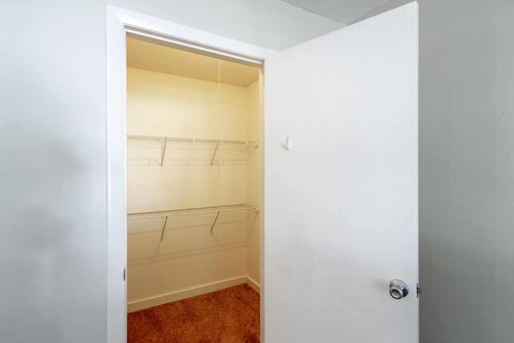 Spacious closets at Fox Hill in Enfield, Connecticut