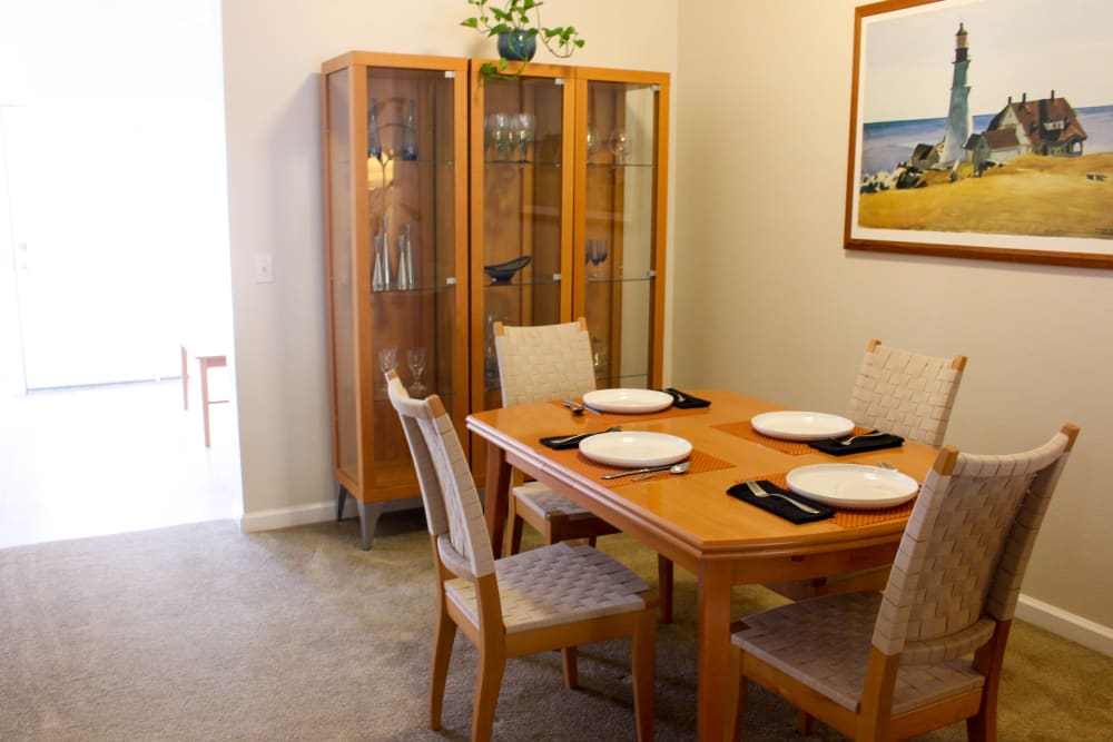 Dining room at The Village at NTC in San Diego, California