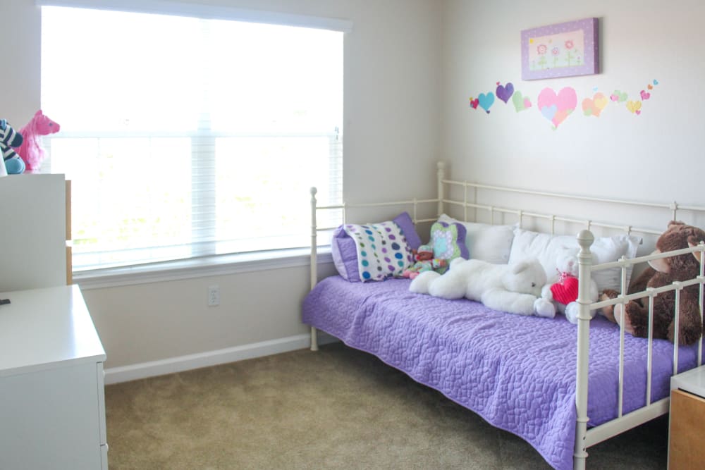 Kids bedroom in a townhome at The Village at NTC in San Diego, California