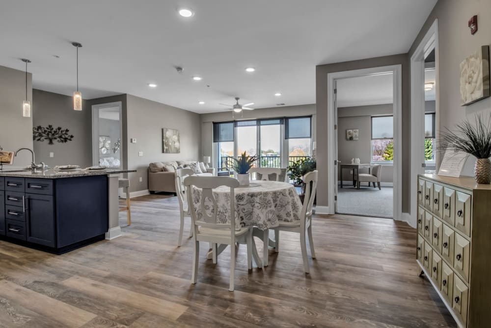Open floor plans in the New Unfurnished Units Building at Creekview Court in Getzville, New York