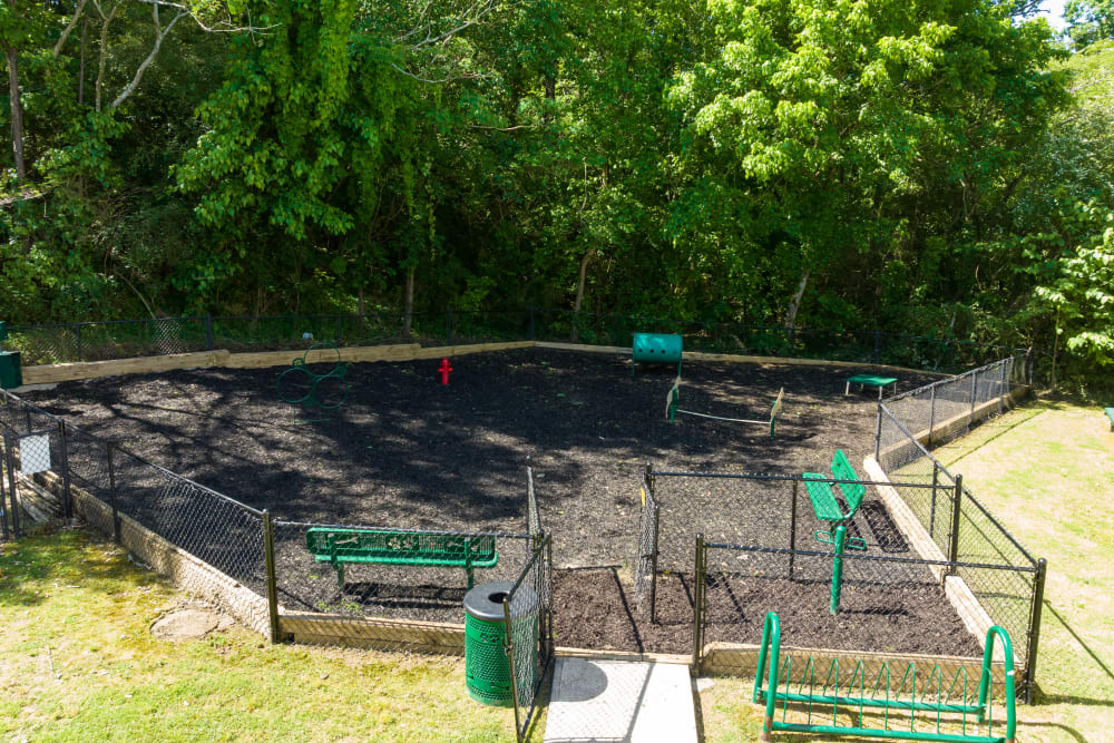 Outdoor shuffleboard for residents at Renaissance at Galleria in Hoover, Alabama