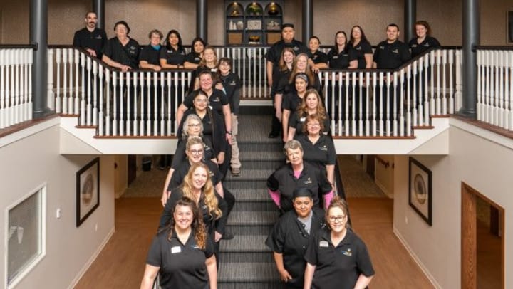 The staff at Vista Prairie at Copperleaf